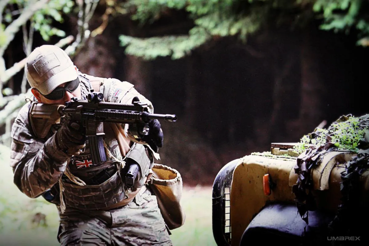 Airsoft Mann